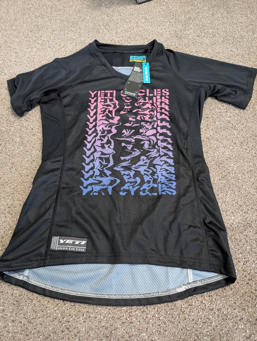 Yeti Black Short Sleeve Enduro Jersey - Women's